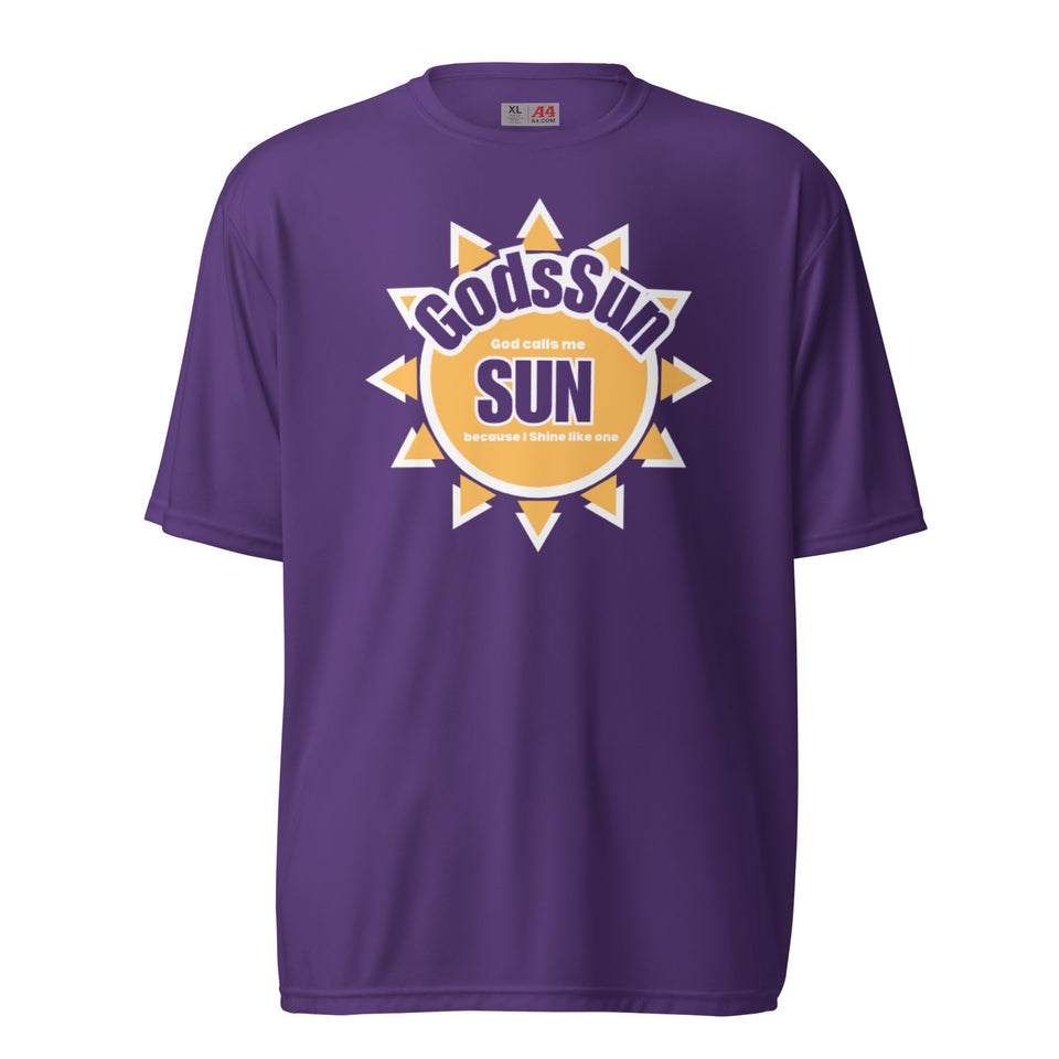 Purple & Gold God Sun Tshirt
